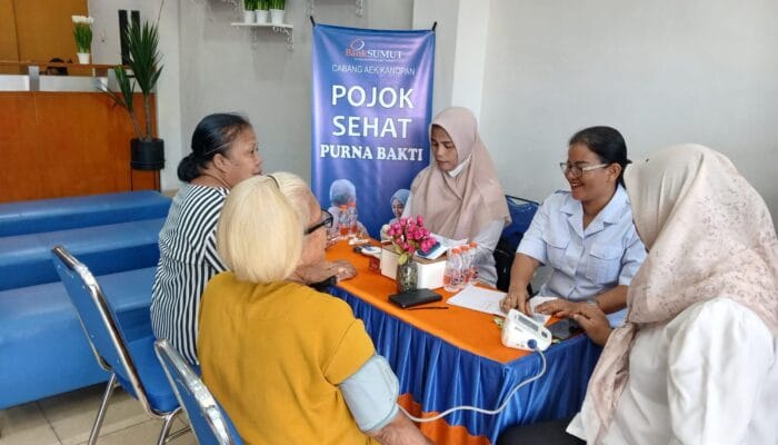 Pojok Sehat Mudahkan Nasabah Pantau Kesehatan, Bank Sumut Pastikan Dilaksanakan Berkesinambungan