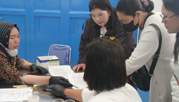 47 Relawan SPPG Polres Simalungun Ikuti Tes Urine Berkala, Seluruhnya Negatif Narkoba