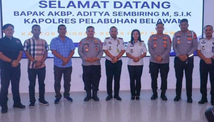 Kapolres Pelabuhan Belawan Sambangi Kantor Imigrasi