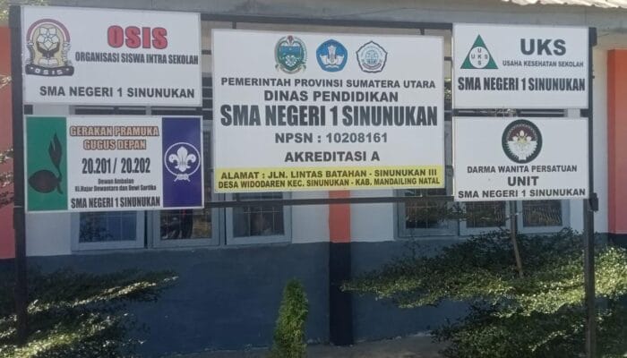 Pihak SMAN 1 Sinunukan Diduga Pungut Uang Jutaan Rupiah ke Peserta Didik Baru
