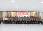 Kapolres Sergai Pimpin Upacara Kenaikan Pangkat Personel