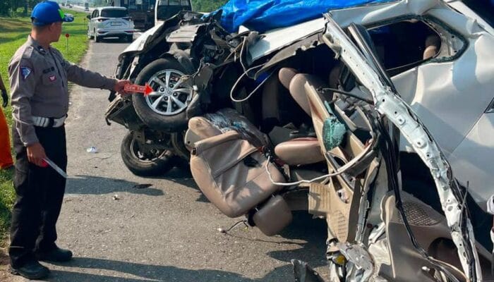 Kecelakaan di Tol Medan–Tebing Tinggi, 1 Meninggal dan 7 Luka-luka