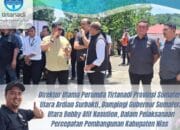 Dirut Tirtanadi Dampingi Gubsu Kunker ke Nias