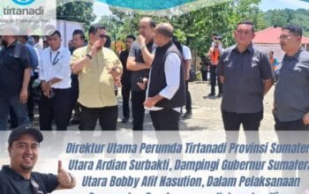 Dirut Tirtanadi Dampingi Gubsu Kunker ke Nias