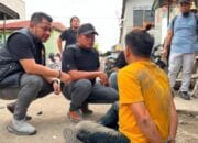 Polisi ‘Obrak-abrik’ Sarang Narkoba Bantaran Rel Tembung, Ganja Hingga Senjata Disita